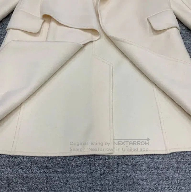 Max Mara MaxMara Cream Cotton Women's Trench Coat . Size S / US 4 / IT 40 - 8 Thumbnail