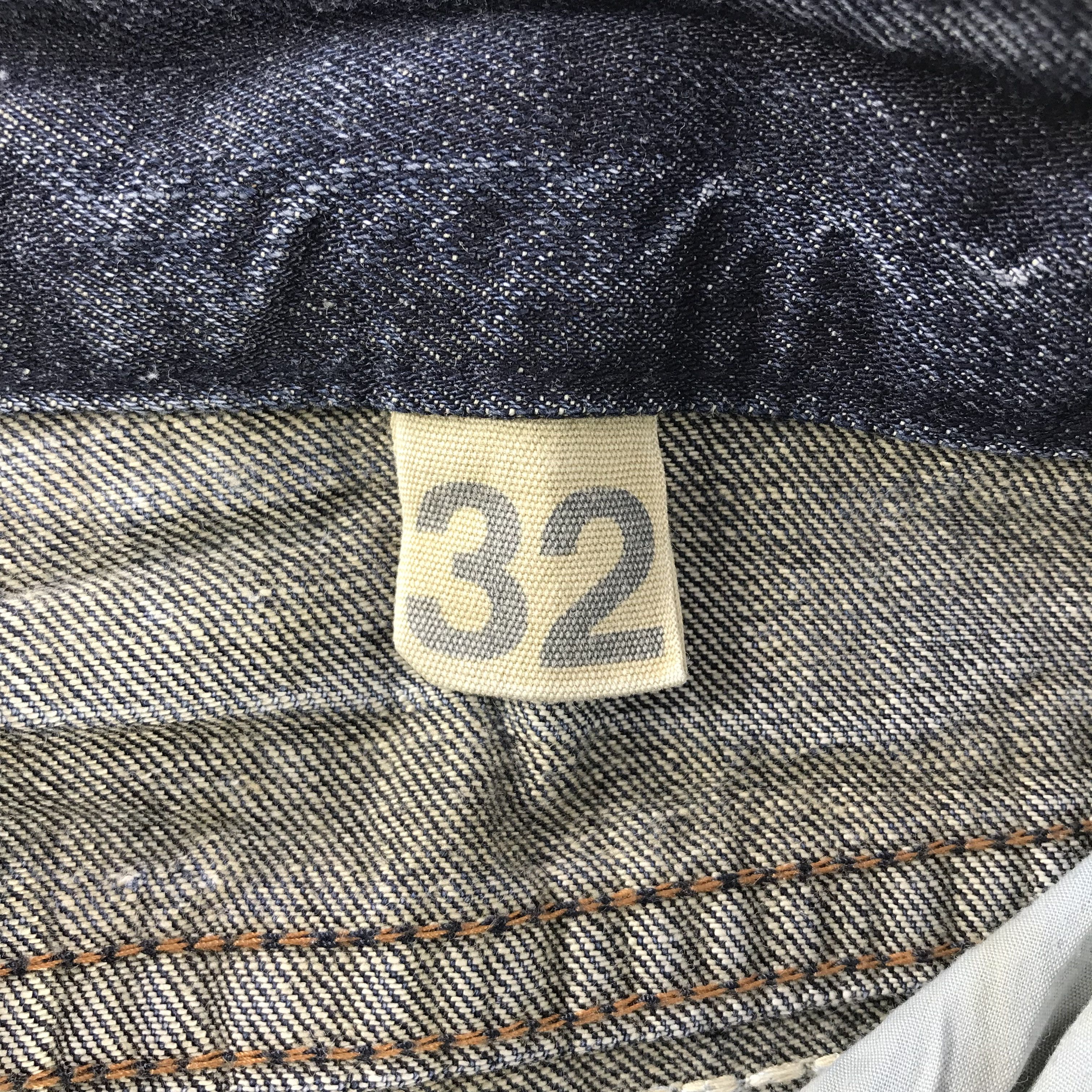 Japanese Brand Yoshitomo Nara Lolita Jeans Zipper Pocket Faded Blue Denim Size US 32 / EU 48 - 13 Thumbnail