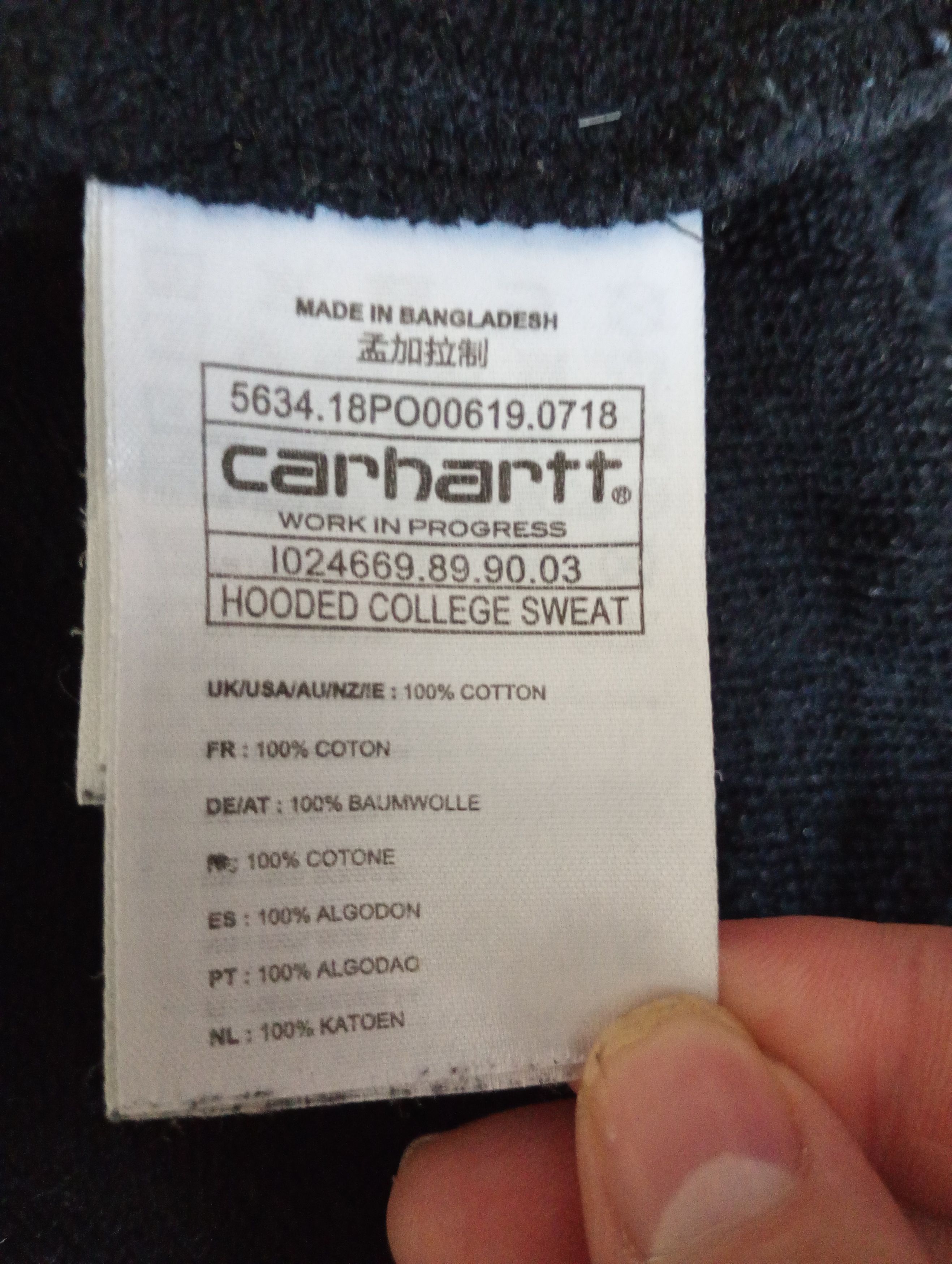 Carhartt × Carhartt Wip Carhartt WIP Hooded College Sweat Size US M / EU 48-50 / 2 - 10 Thumbnail