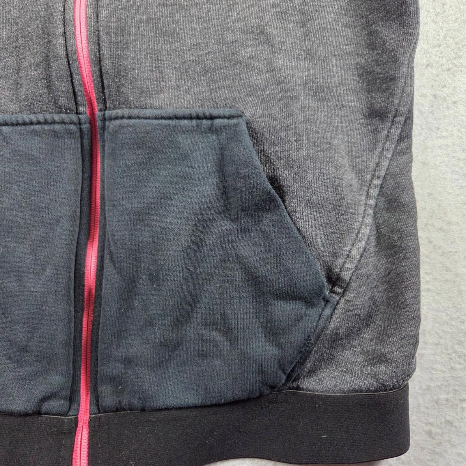 Fox Racing Fox Racing Womens Sm Grey Black Pink Motocross Hoodie Flaws Size S / US 4 / IT 40 - 10 Thumbnail