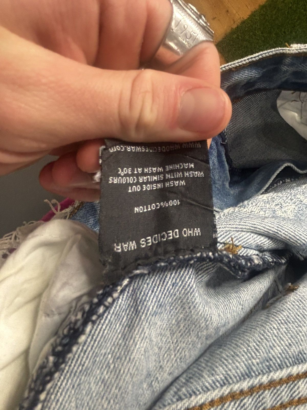 Ev Bravado Ev bravado who decides war denim Size US 32 / EU 48 - 11 Thumbnail