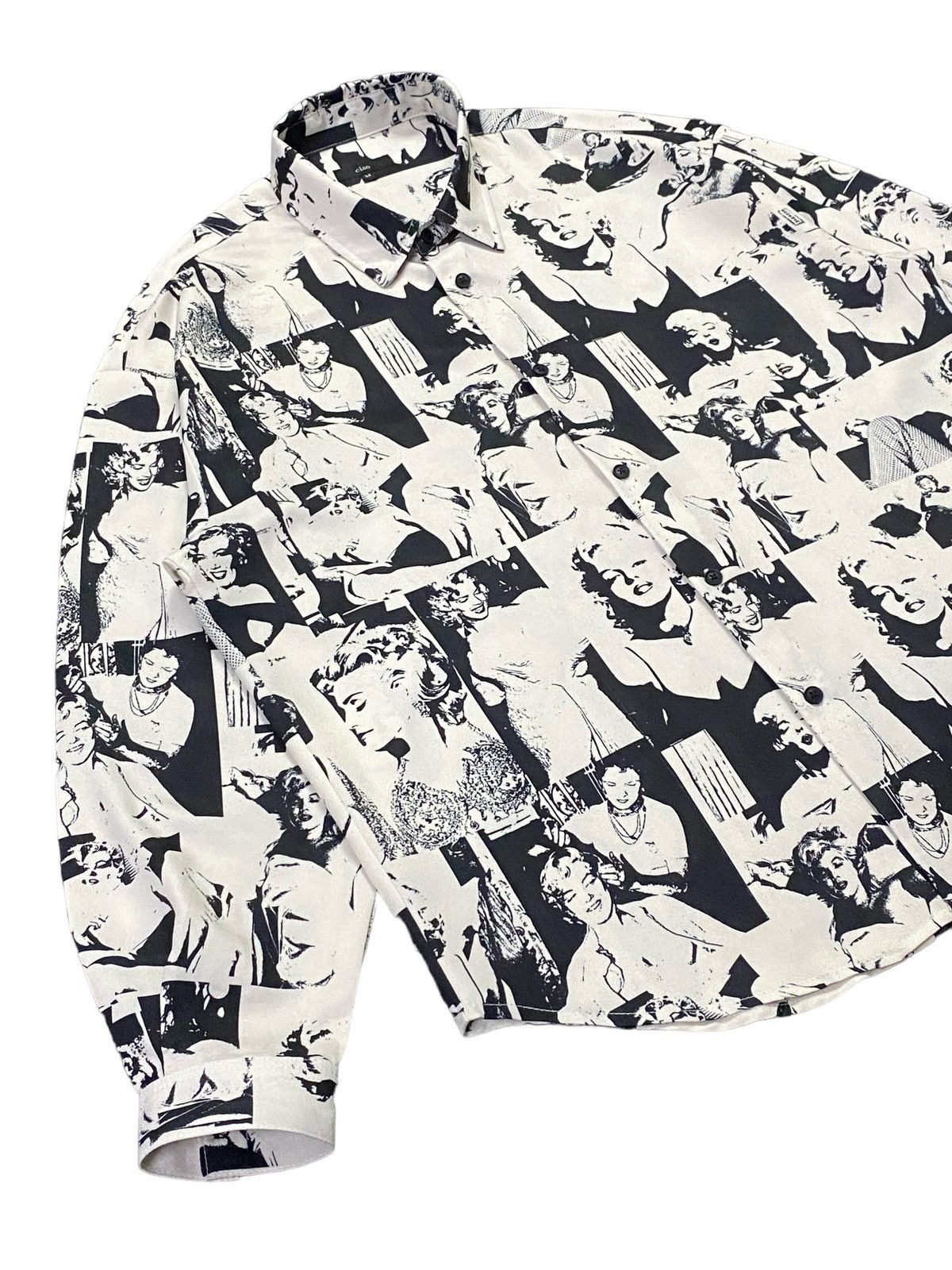 Japanese Brand Marilyn Monroe Fullprint Photo Callage Graphic Long Sleeve Size US M / EU 48-50 / 2 - 20 Thumbnail