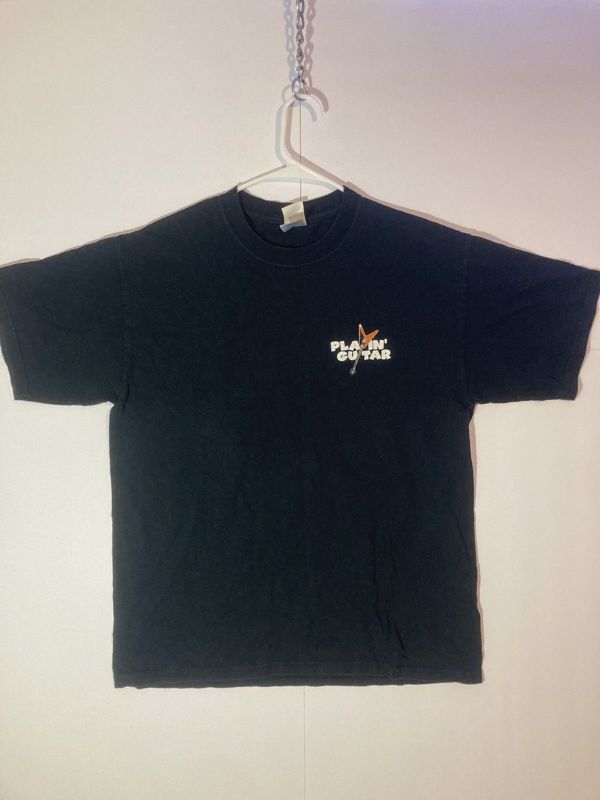 Band Tees × Vintage Vintage Playin Guitar Graphic Tee Size US L / EU 52-54 / 3 - 2 Thumbnail