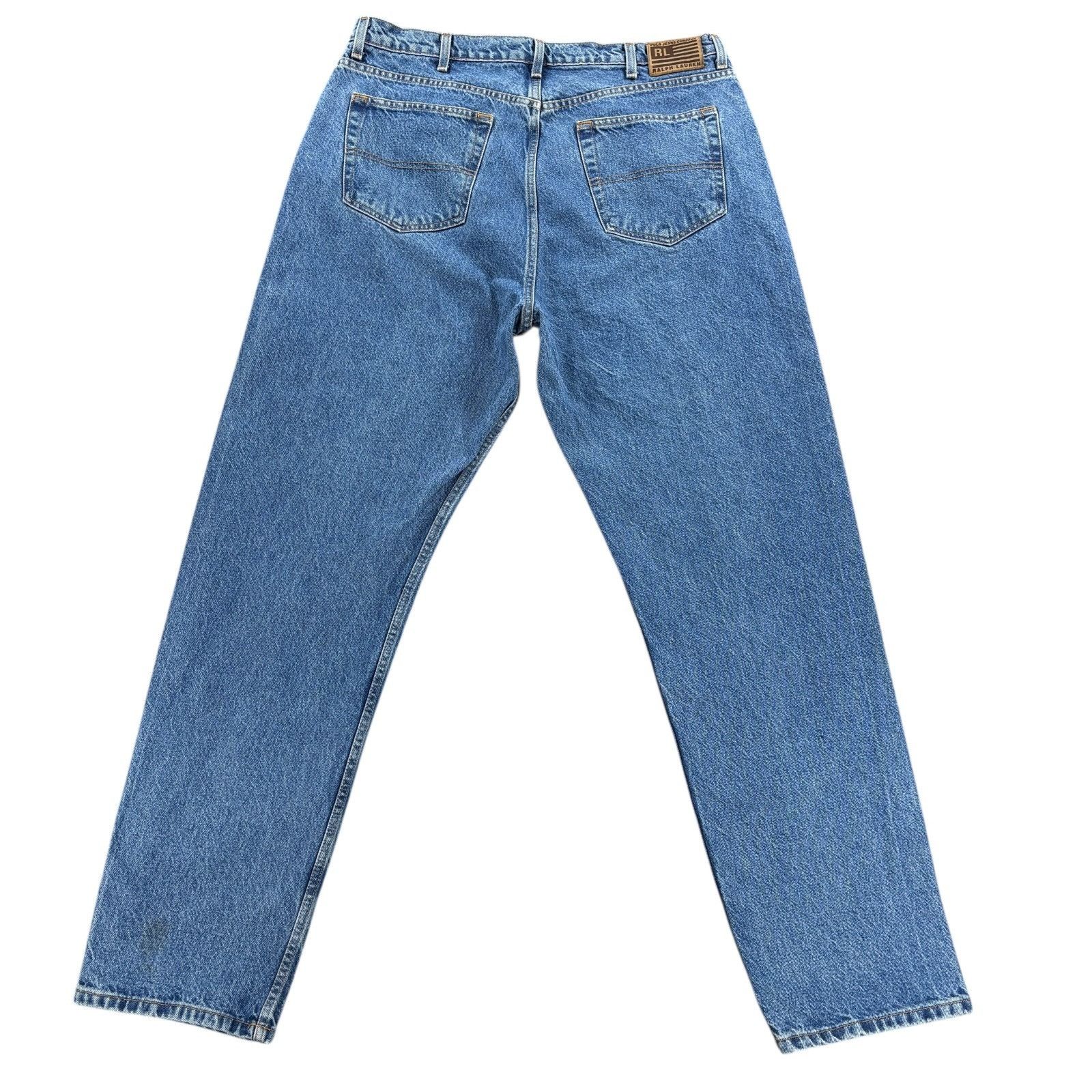 Polo Ralph Lauren Vintage Y2K Polo Jeans Ralph Lauren Flag 36x34 Relaxed Fit B Size US 36 / EU 52 - 2 Thumbnail
