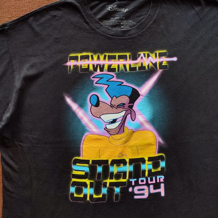 Disney POWERLINE STAND UP Disney Cartoon T-shirt | Grailed