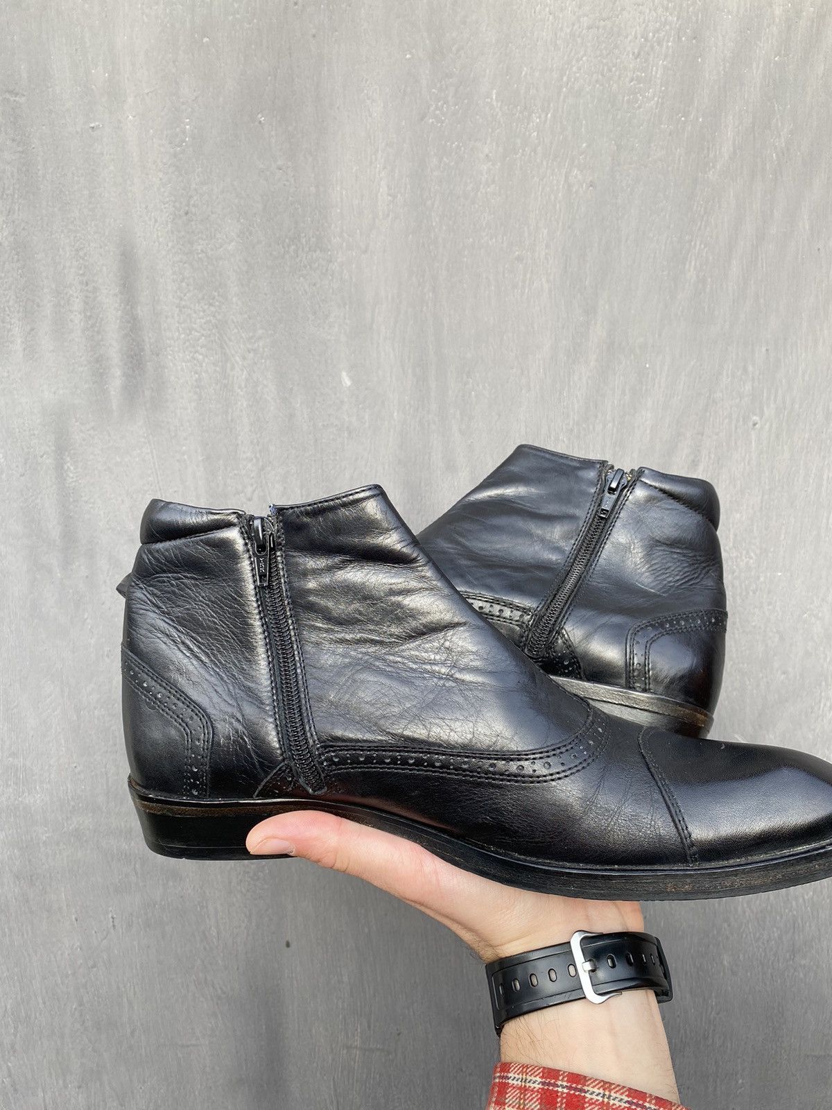 Kenzo Kenzo Vintage high zip leather shoes size UK7 Size US 9 / EU 42 - 9 Thumbnail