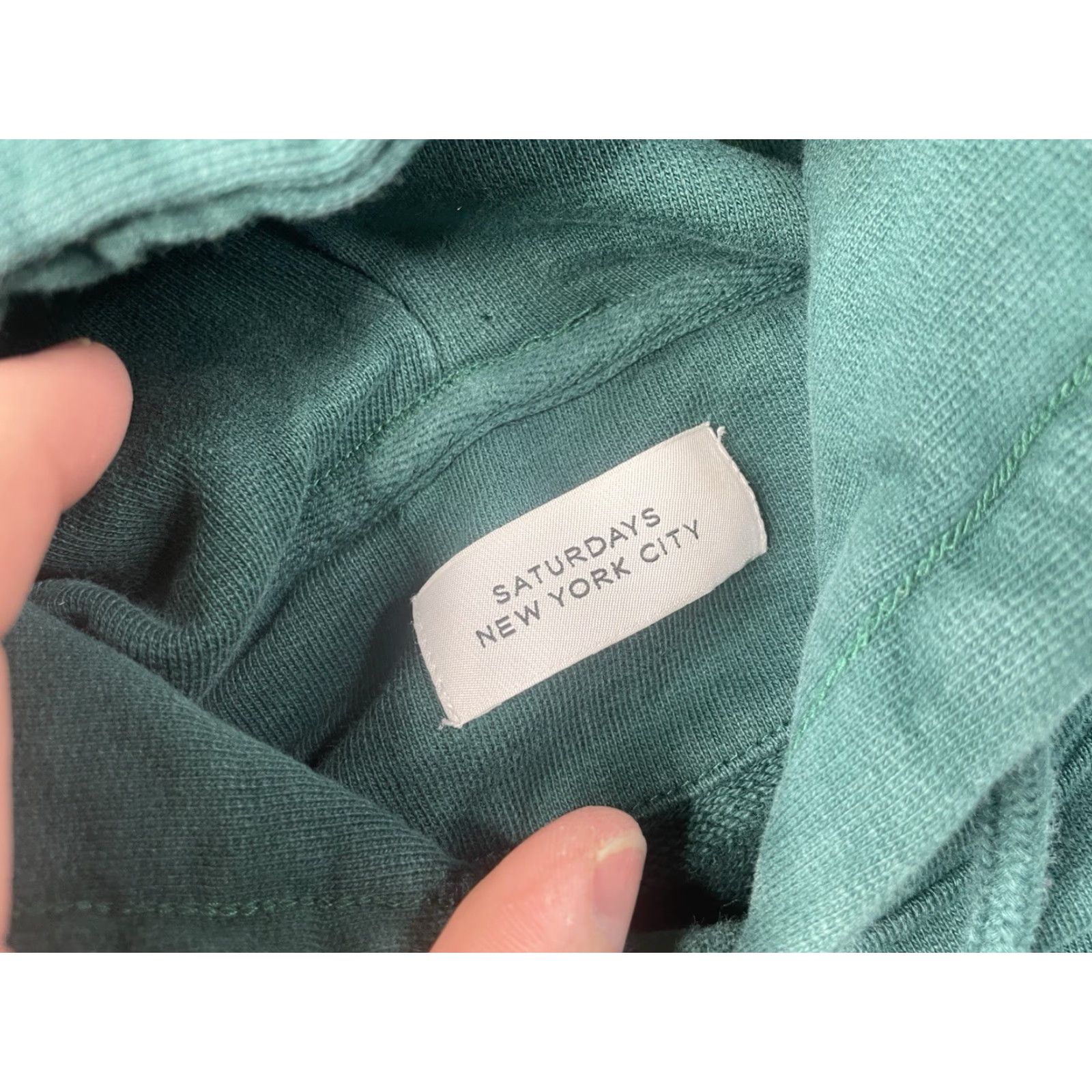 Saturdays NYC **Saturdays Medium Green Hooded Sweatshirt NYC Outfit** User: Saturdays Medium Green Hooded Sweatshirt NYC Outfit Set Includes Sweatshirt Size M / US 6-8 / IT 42-44 - 4 Thumbnail