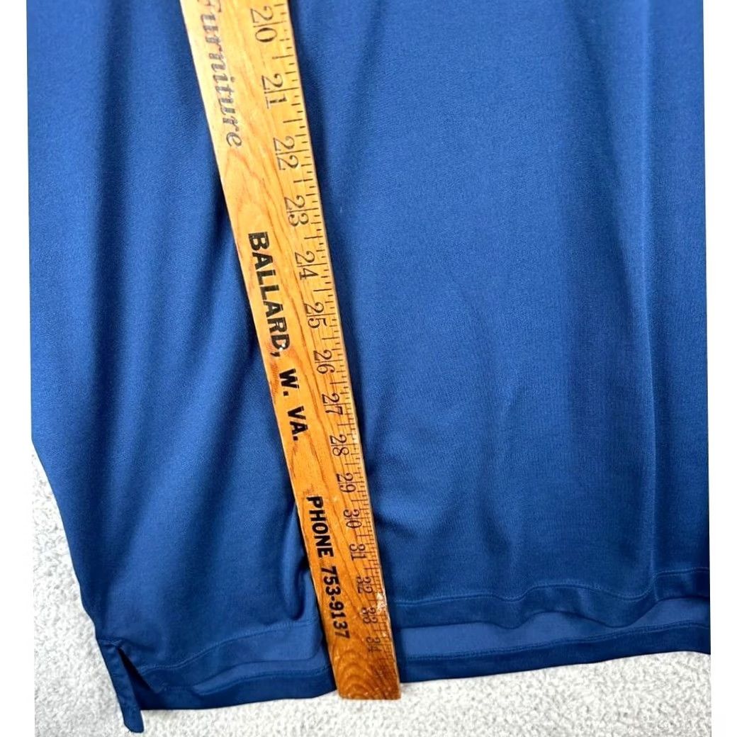 Vintage St. Johns Bay Golf Polo Shirt Mens 2XLT Tall Blue Classic Fit Rugby Quick-Dri Outdoor Sports Adult Size US XXL / EU 58 / 5 - 6 Thumbnail