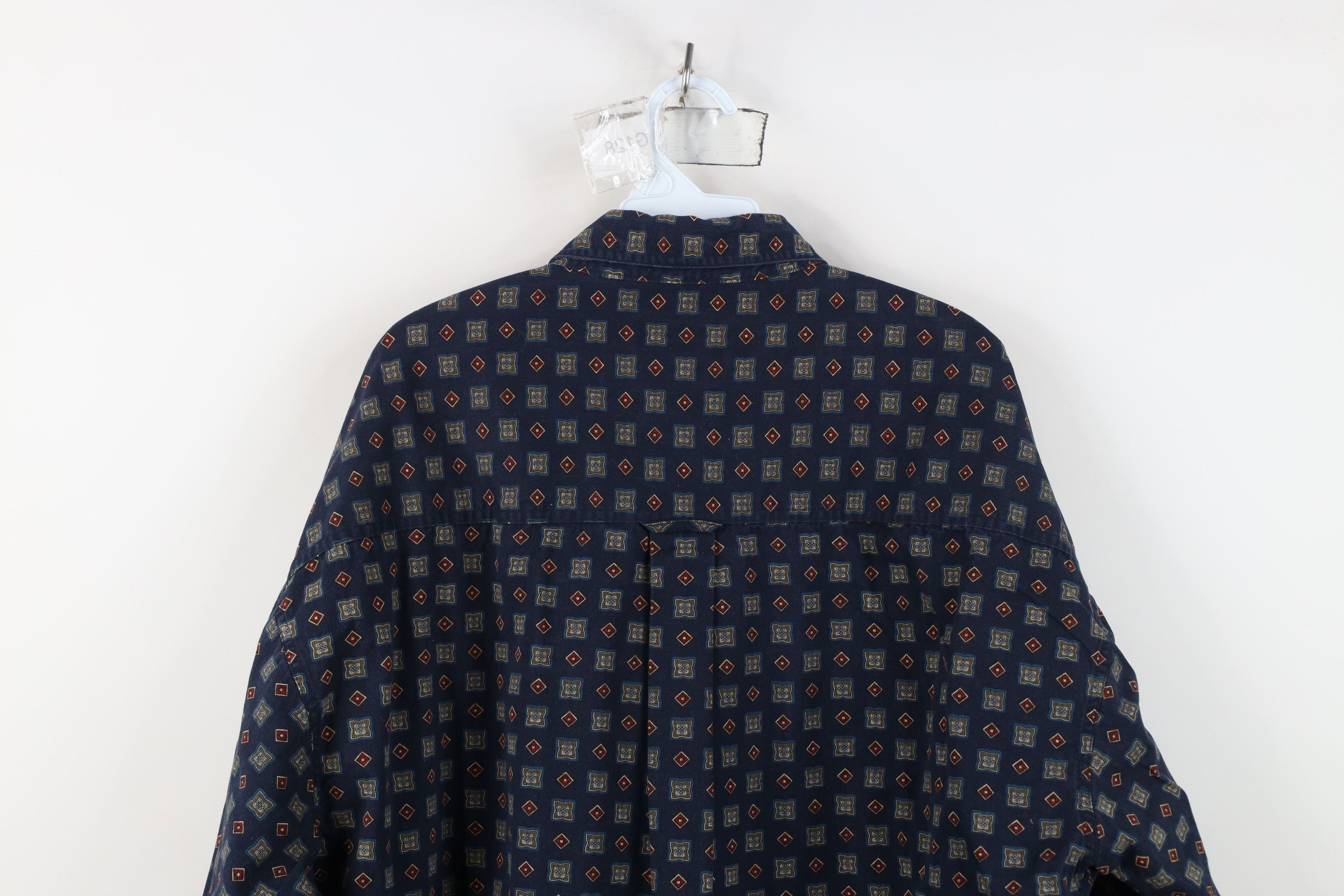 Ralph Lauren Vintage 90s Chaps Ralph Lauren Geometric Button Down Shirt Size US XL / EU 56 / 4 - 10 Thumbnail