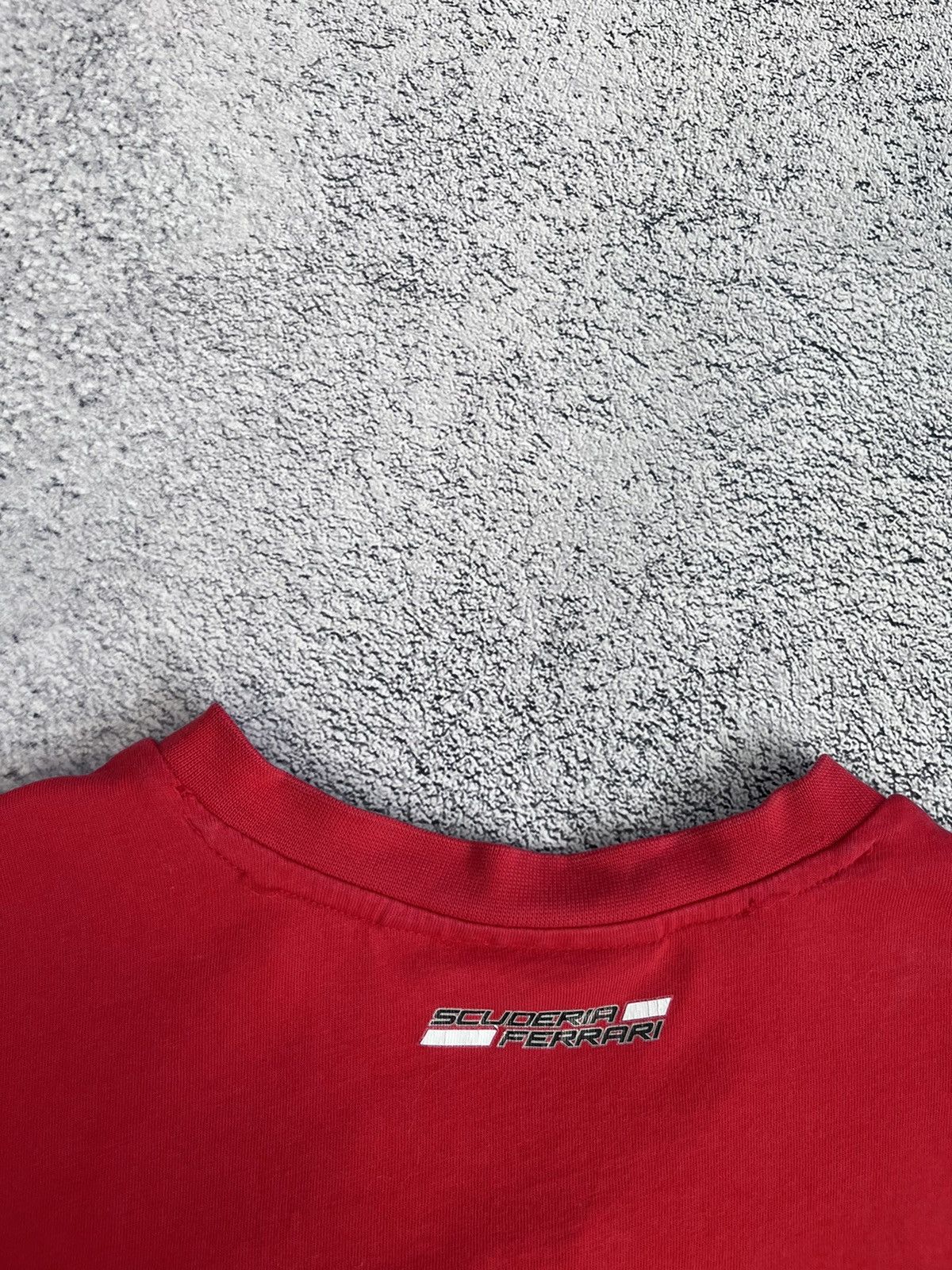 Ferrari × Vintage Ferrari Men’s T- Shirt Vintage Red V- Neck Official Product Size US M / EU 48-50 / 2 - 12 Thumbnail