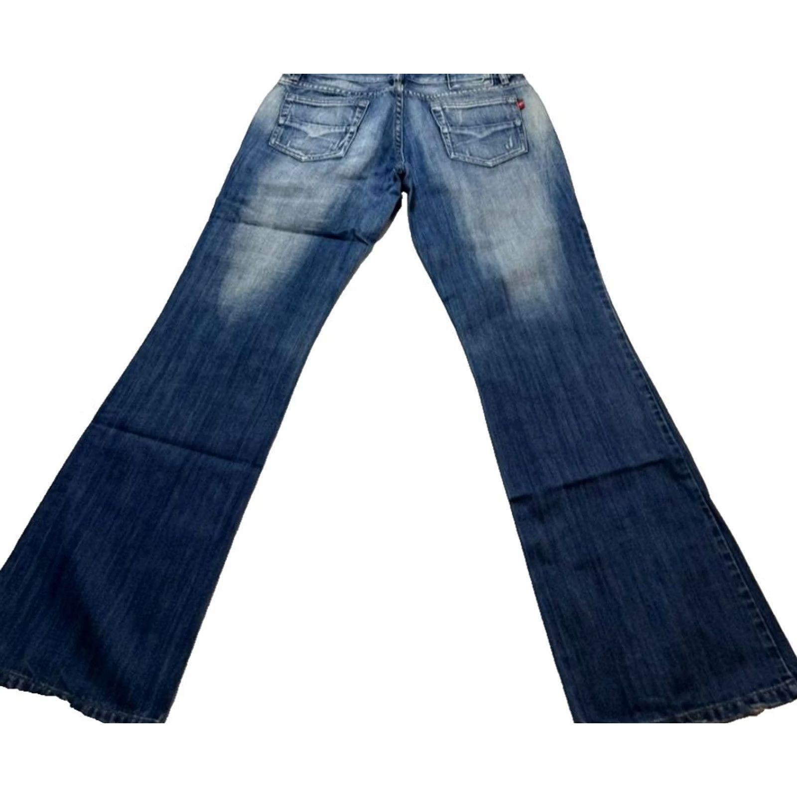 Diesel Diesel Jeans Bootcut D-Ebbey 30 Blue Cotton Denim Logo 5-Pocket Women Regular XS? Size 30" / US 8 / IT 44 - 4 Thumbnail