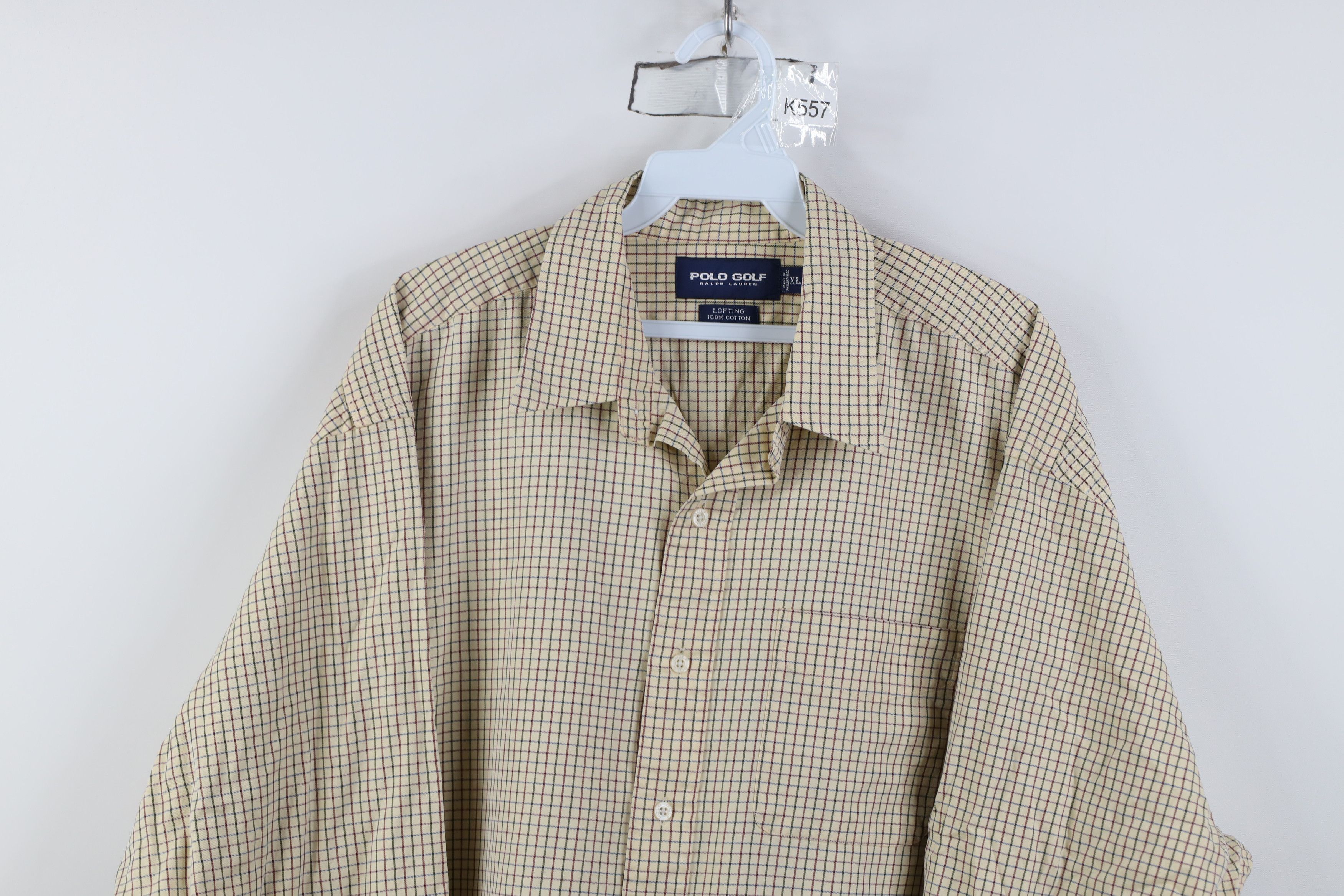 Ralph Lauren Vintage 90s Polo Golf Ralph Lauren Button Shirt Plaid Size US XL / EU 56 / 4 - 2 Thumbnail
