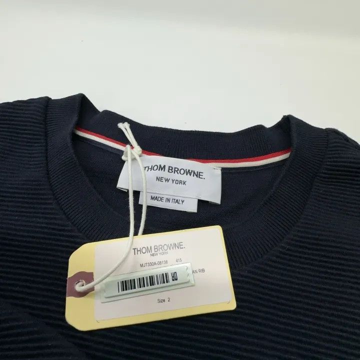 Thom Browne Thom Browne Striped Print Crewneck Sweatshirt -2507 Size US M / EU 48-50 / 2 - 4 Thumbnail