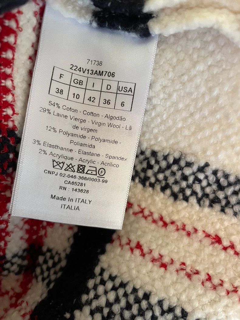Dior New Dior Letter Checkered Short Jacket-2506 Size M / US 6-8 / IT 42-44 - 5 Thumbnail
