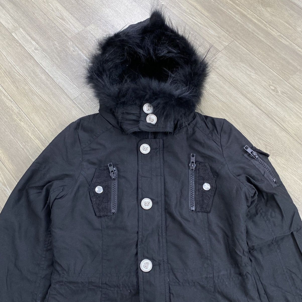 14th Addiction 2000s Tralala - Kmrii Goa Lgb Style Raccoon Fur Jacket Parka Size US M / EU 48-50 / 2 - 3 Thumbnail