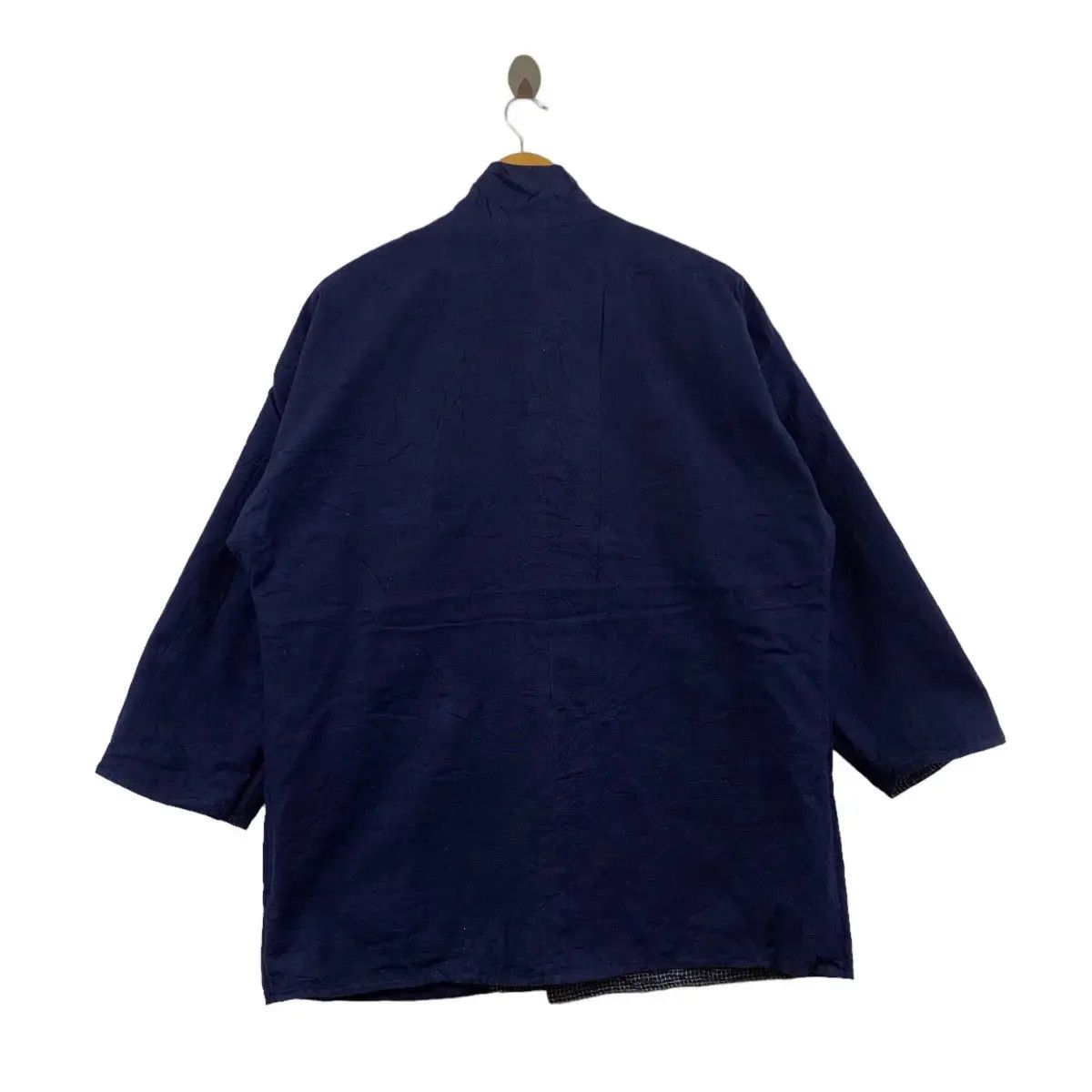Japanese Brand Vintage 80’ JAPAN KIMONO Reversible Pure Natural Dye Jacket Size US XL / EU 56 / 4 - 2 Thumbnail