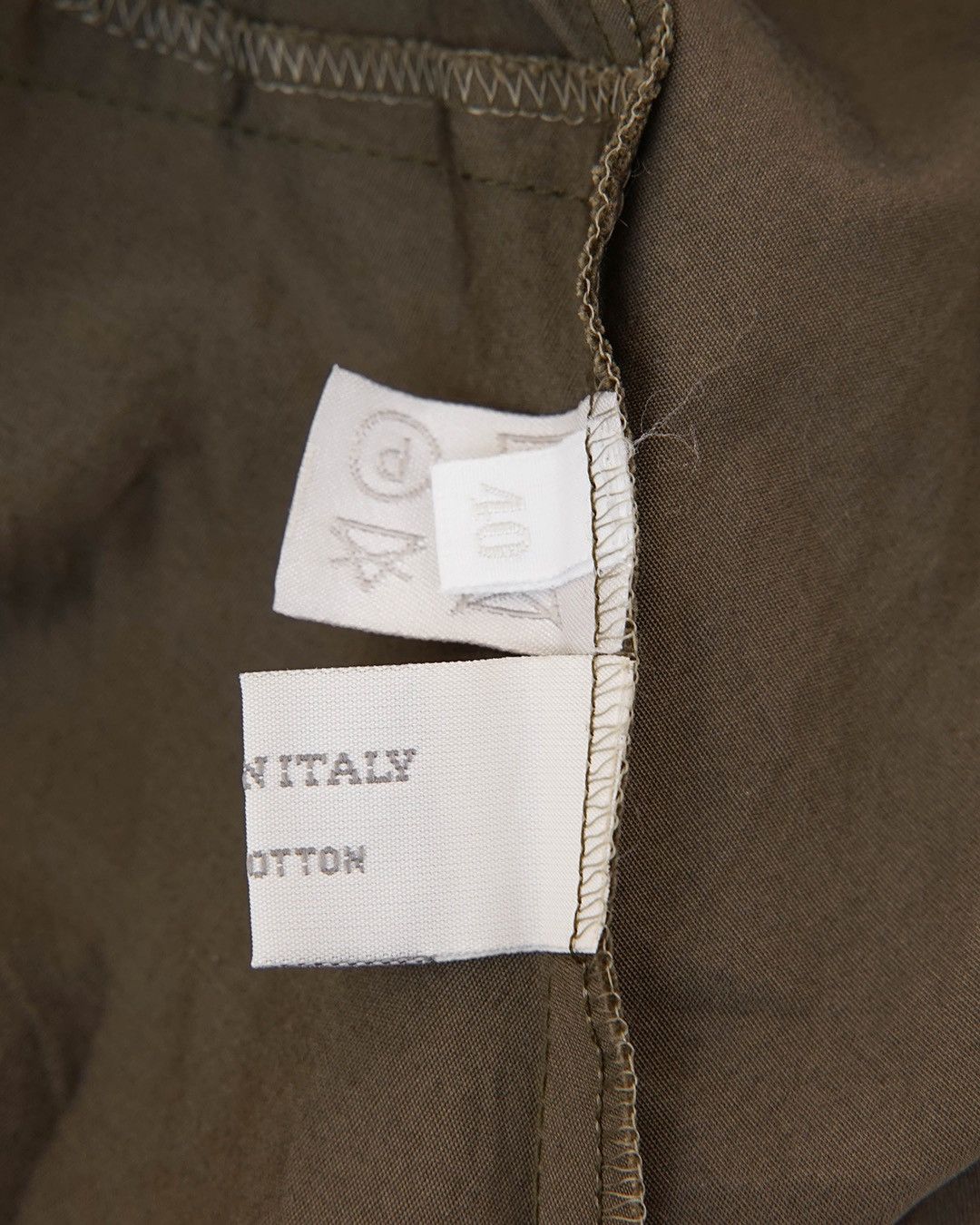 Miu Miu Miu Miu S/S1999 Ruffle Edge Dress in Olive Green Size S / US 4 / IT 40 - 11 Thumbnail