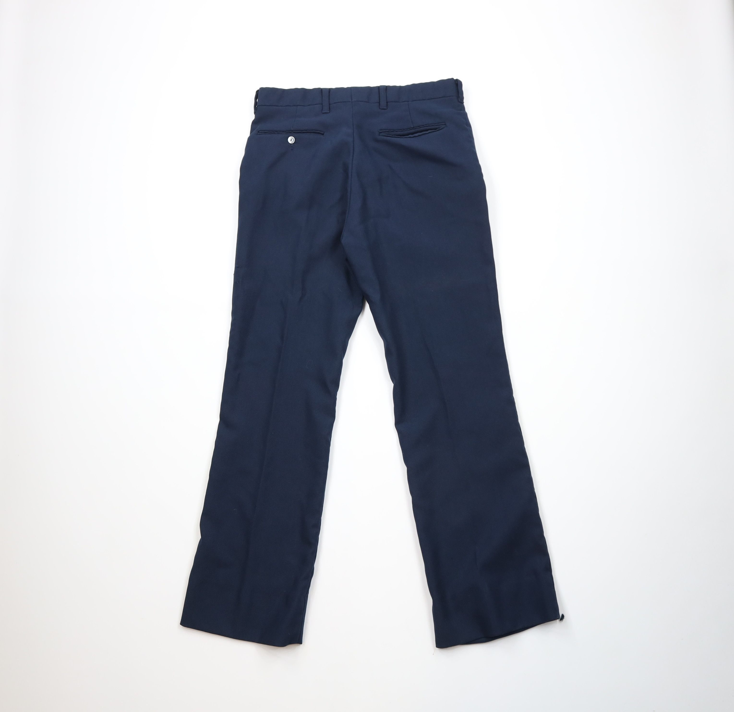 Vintage Vintage 70s Streetwear Knit Flared Wide Leg Chino Pants USA Size US 32 / EU 48 - 7 Thumbnail