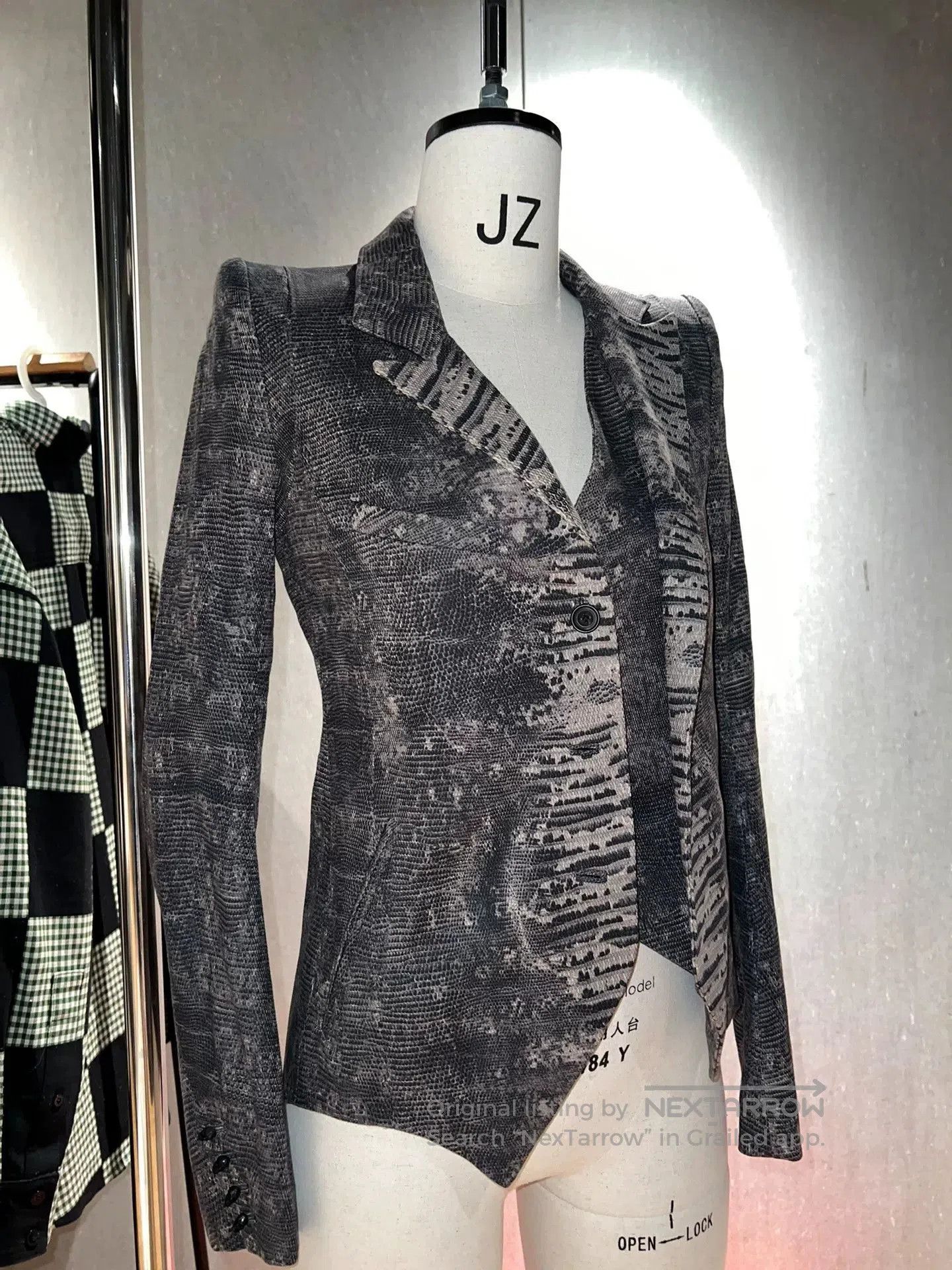 If Six Was Nine Reptile Snake Print Blazer Jacket. Size XS / US 0-2 / IT 36-38 - 2 Thumbnail