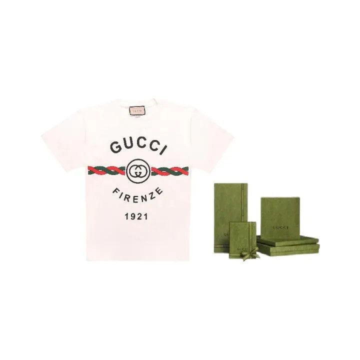 Gucci Gucci 1921 Collection Logo T-shirt Size US L / EU 52-54 / 3 - 1 Thumbnail