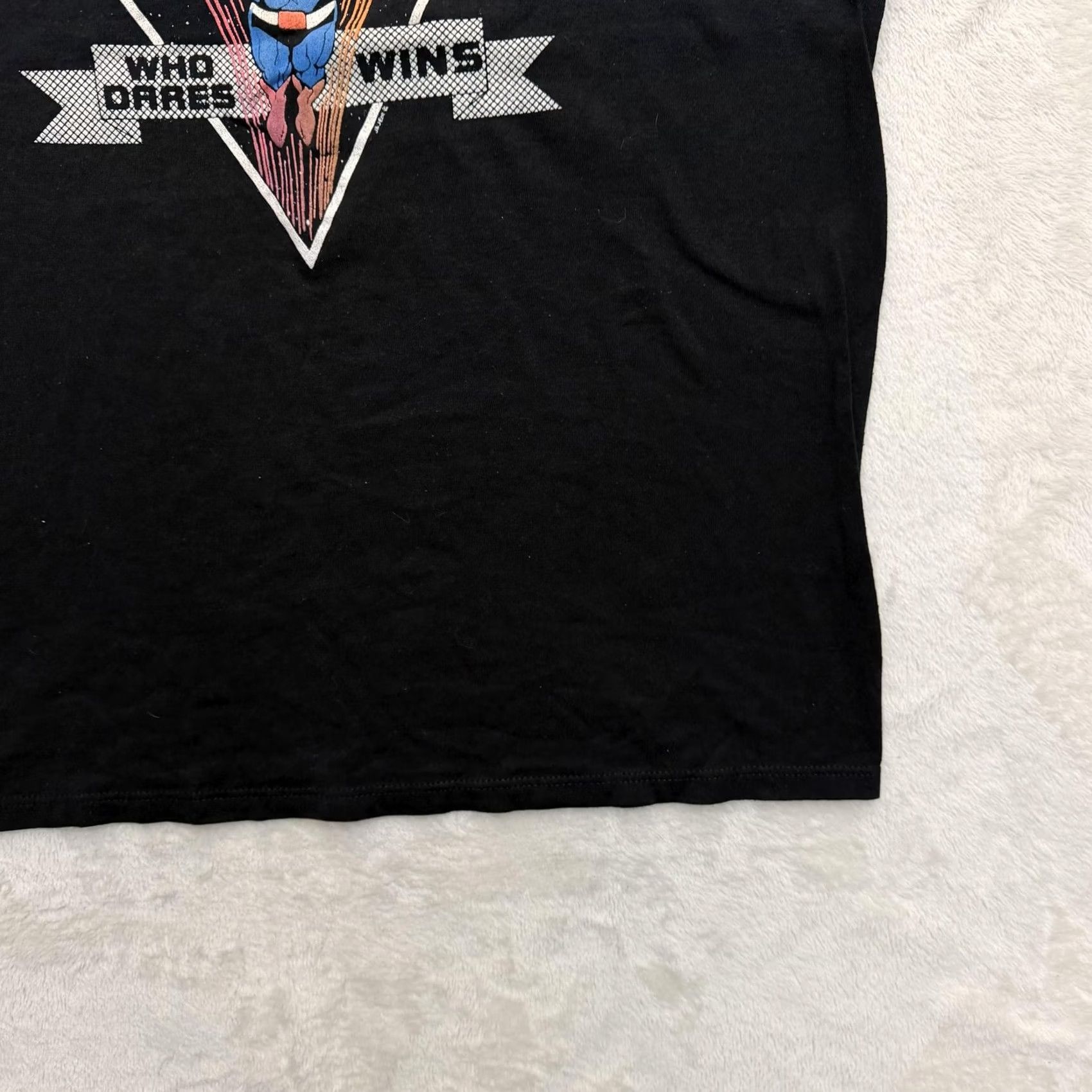 Jerzees VINTAGE AMI Olympics Shirt Mens XL Black Jerzees Who Dares Wins 80s Graphic Tee Size US XL / EU 56 / 4 - 6 Thumbnail