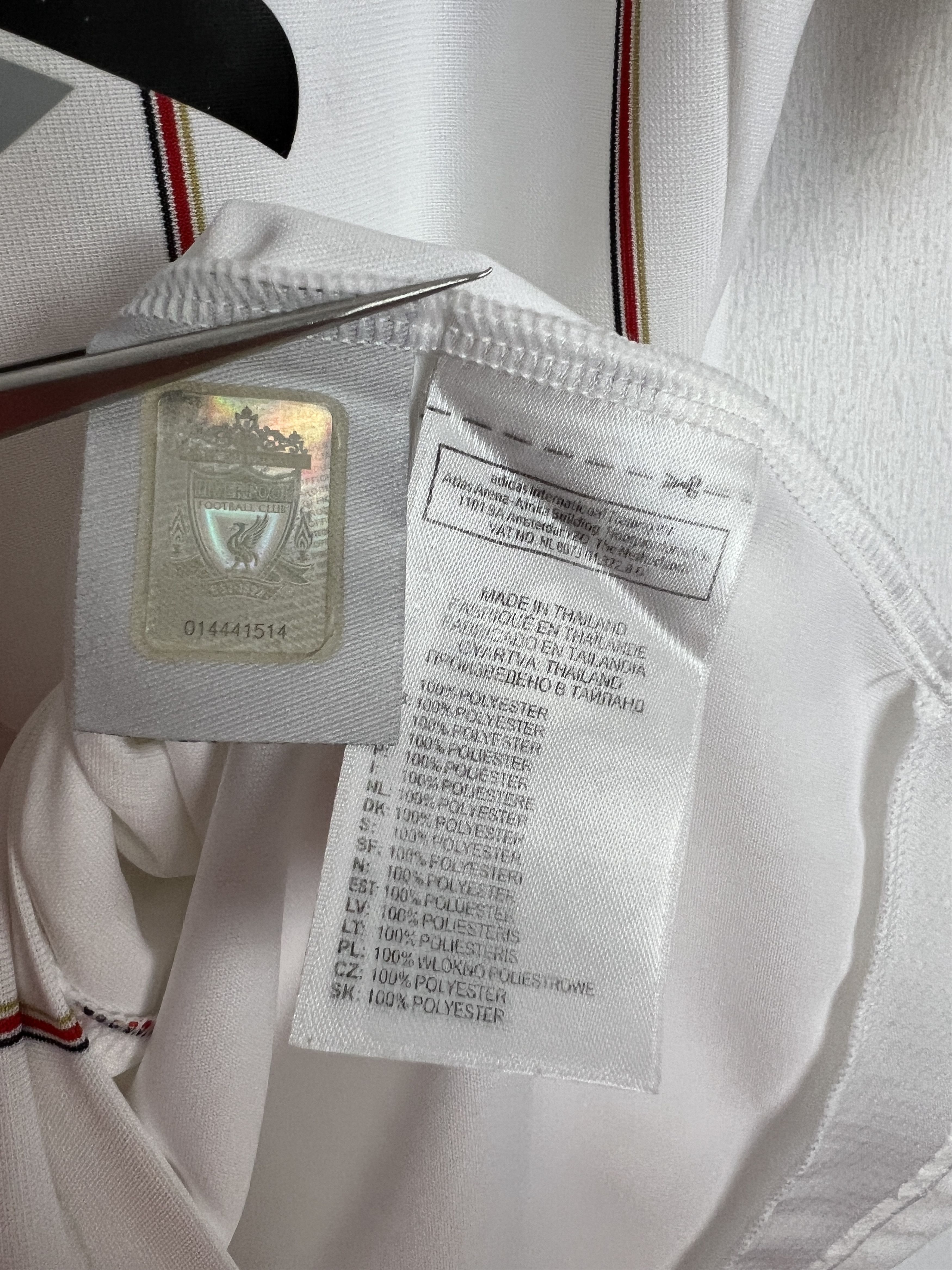 Nike Liverpool Away football shirt 2010 Soccer Jersey Trikot Rare Size US L / EU 52-54 / 3 - 8 Thumbnail