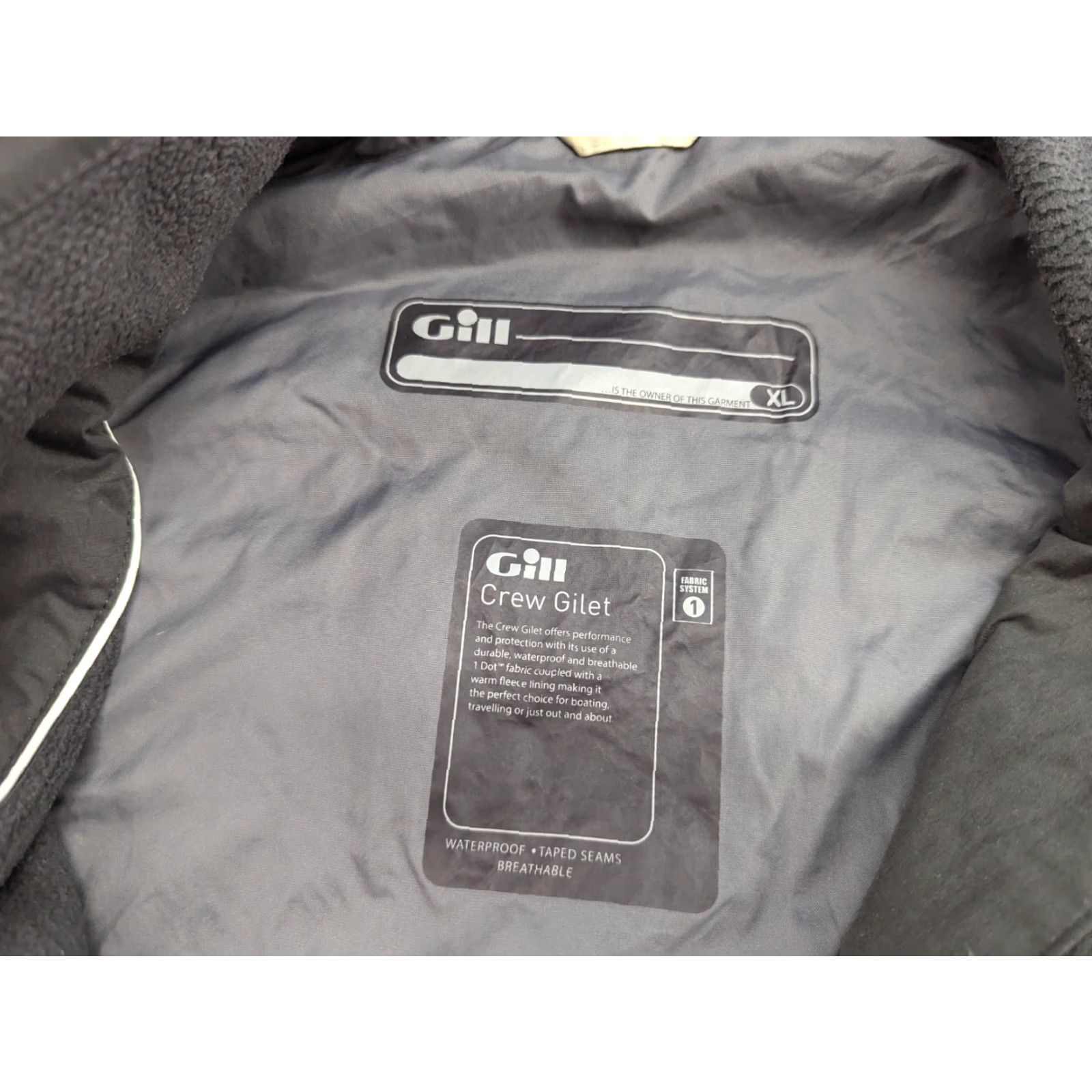 Vintage Gill Jacket Mens XL Black Softshell Full Zip Taped Seams Waterproof Size US XL / EU 56 / 4 - 6 Thumbnail