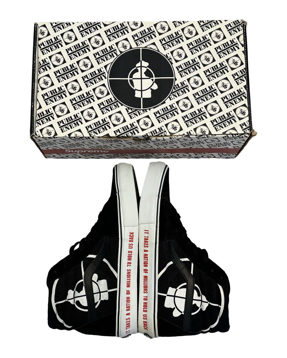 Vans Grail 2006 Supreme Public Enemy Vans Sk8-Hi size 10 Size US 10 / EU 43 - 19 Thumbnail