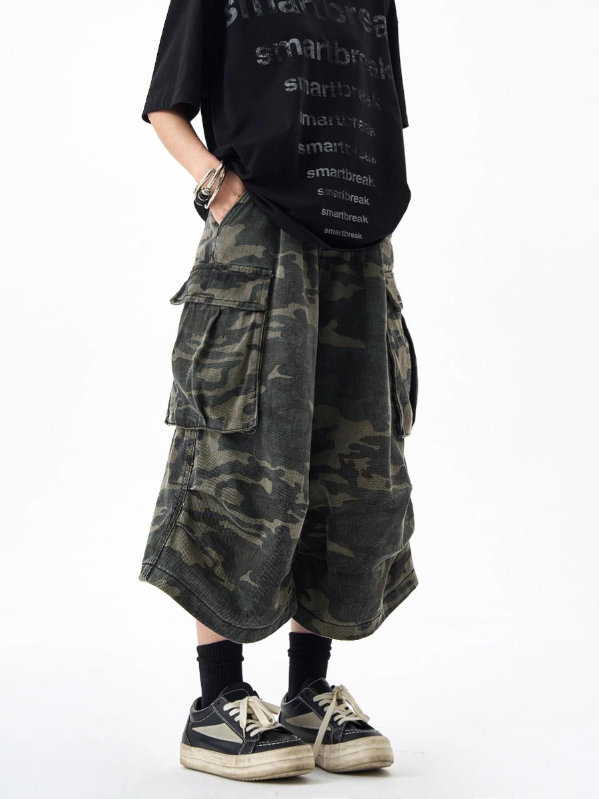 Urban Camo Cargo Shorts - Trendy & Comfortable