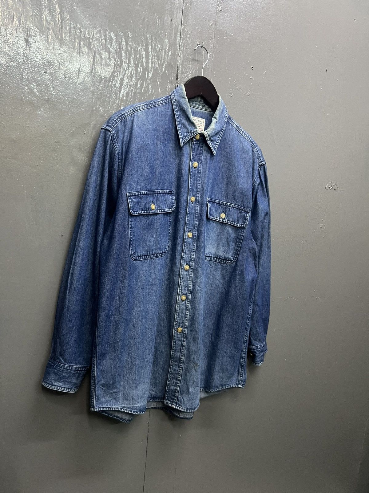 Japanese Brand Dioica Denim Shirt Double Pocket Size US M / EU 48-50 / 2 - 3 Thumbnail