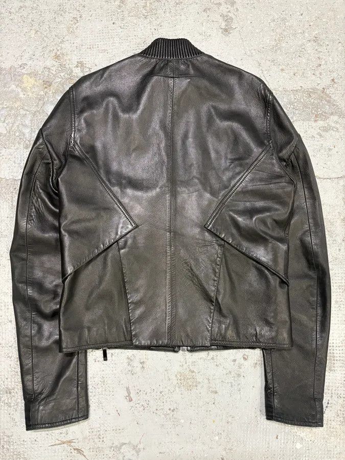 Givenchy AW2012 Givenchy Black Bomber Zip Leather Jacket Size US S / EU 44-46 / 1 - 6 Thumbnail