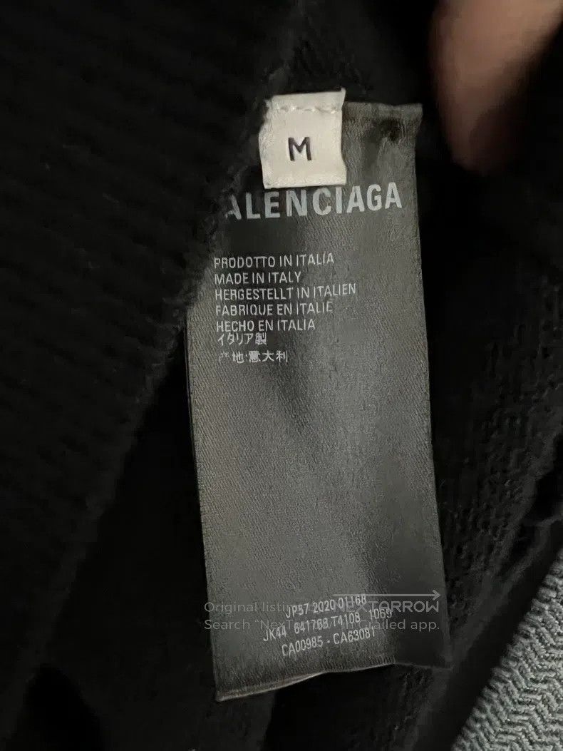 Balenciaga Balenciaga Embroidered Sweater, Size M Size US M / EU 48-50 / 2 - 5 Thumbnail