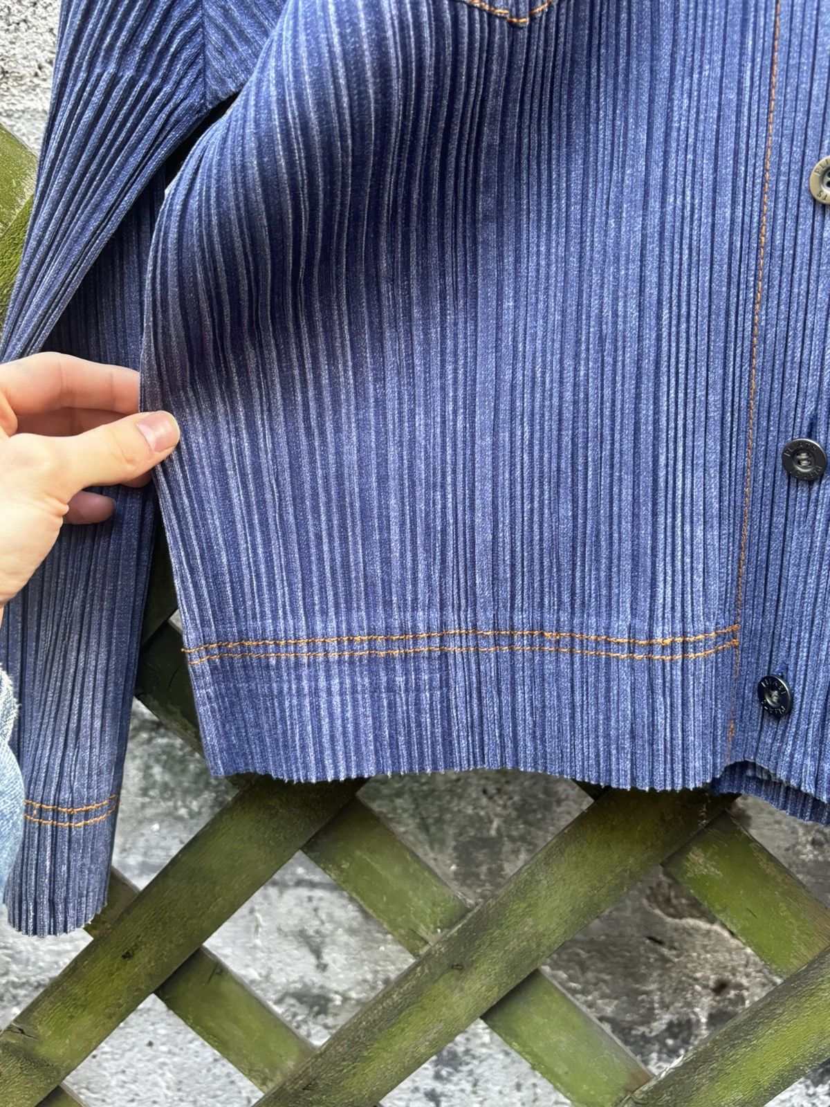 Issey Miyake × Pleats Please Issey Miyake Issey Miyake Pleats Please Trompe l'oeil Longsleeve Size M / US 6-8 / IT 42-44 - 5 Thumbnail