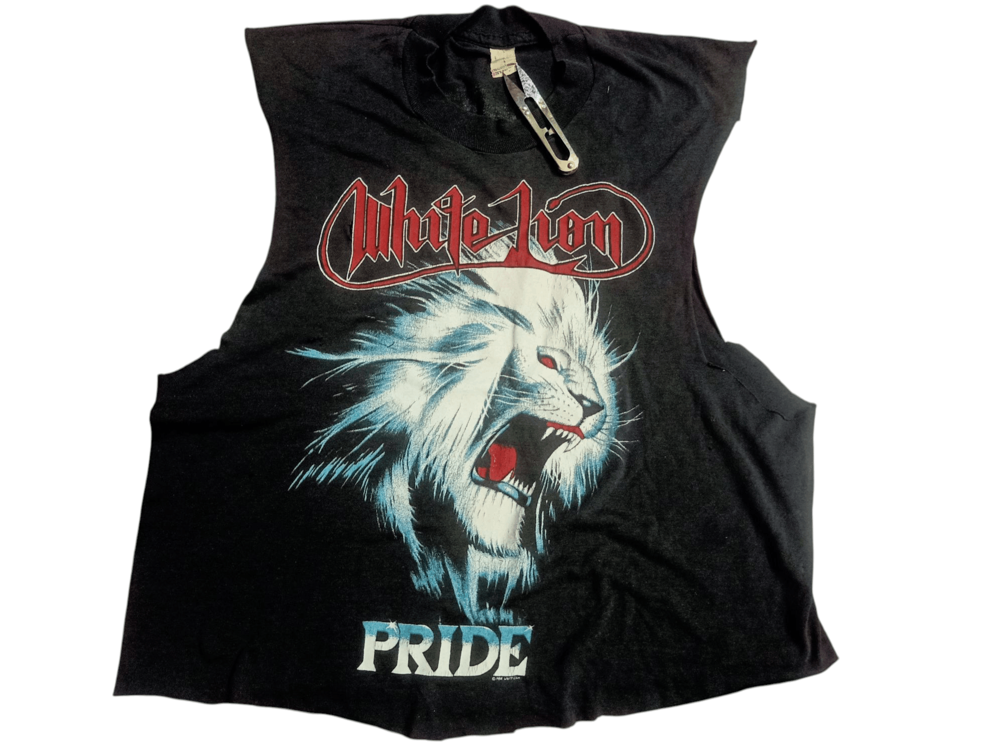Band Tees × Vintage 🔥 Vintage WHITE LION 'Pride ' 80s Tour Band Sleeve 🔥 Size US L / EU 52-54 / 3 - 12 Thumbnail