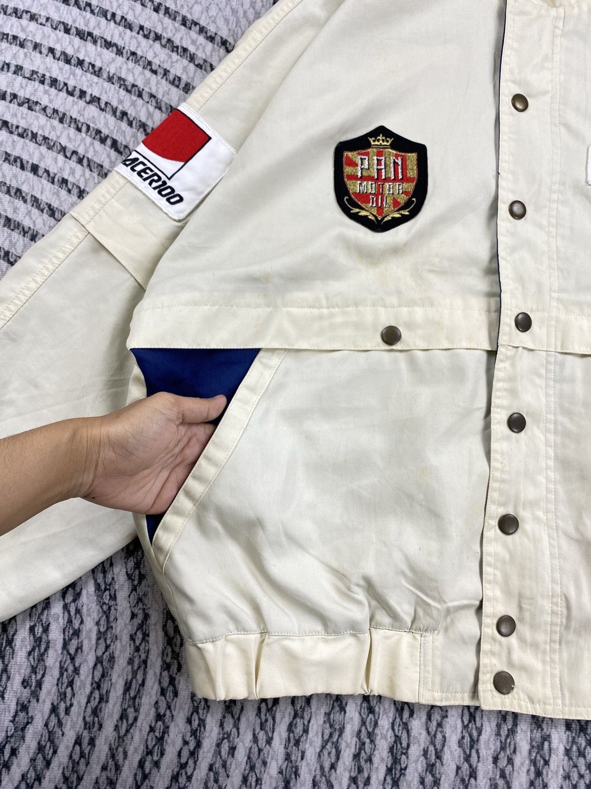 Japanese Brand Vintage Nisseki Nice Racing Team Jacket Size US XL / EU 56 / 4 - 8 Thumbnail