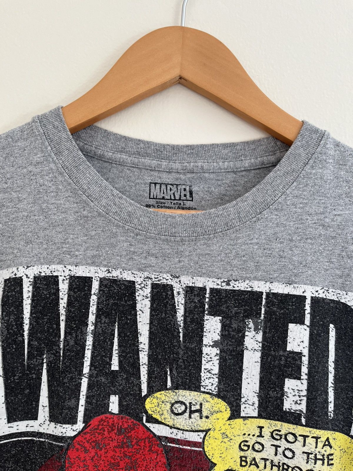Marvel Comics × Vintage Marvel Dead Pool “Wanted” T-Shirt Size US L / EU 52-54 / 3 - 3 Thumbnail