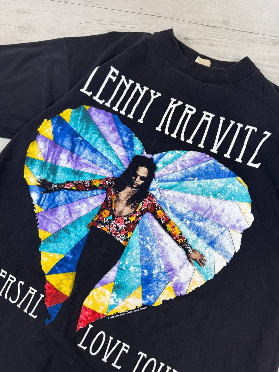 Band Tees Vintage 1993 Lenny Kravitz Universal Love Tour T Shirt Size US L / EU 52-54 / 3 - 4 Thumbnail