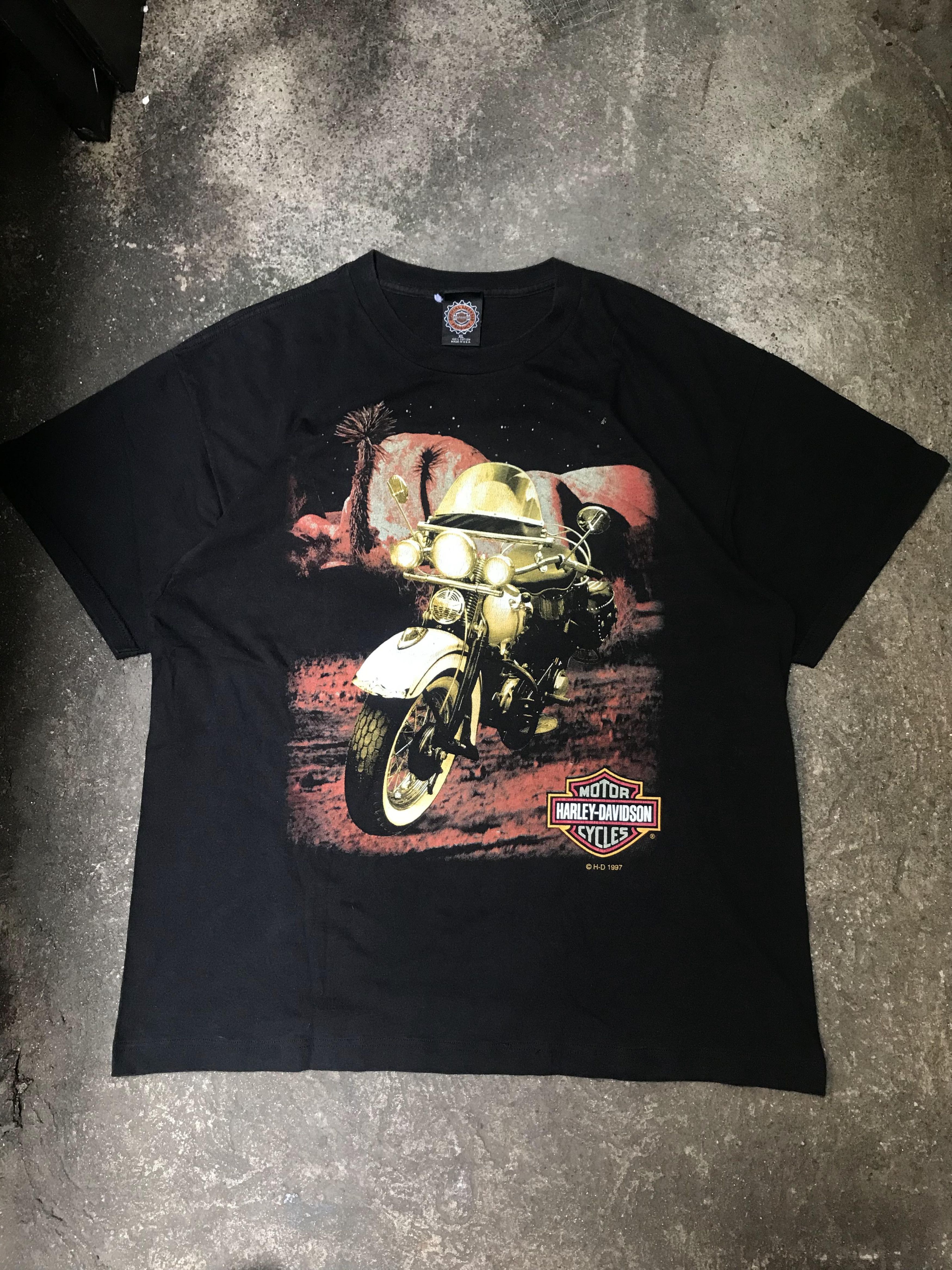 Harley Davidson 90's VINTAGE HARLEY DAVIDSON Size US XL / EU 56 / 4 - 1 Thumbnail