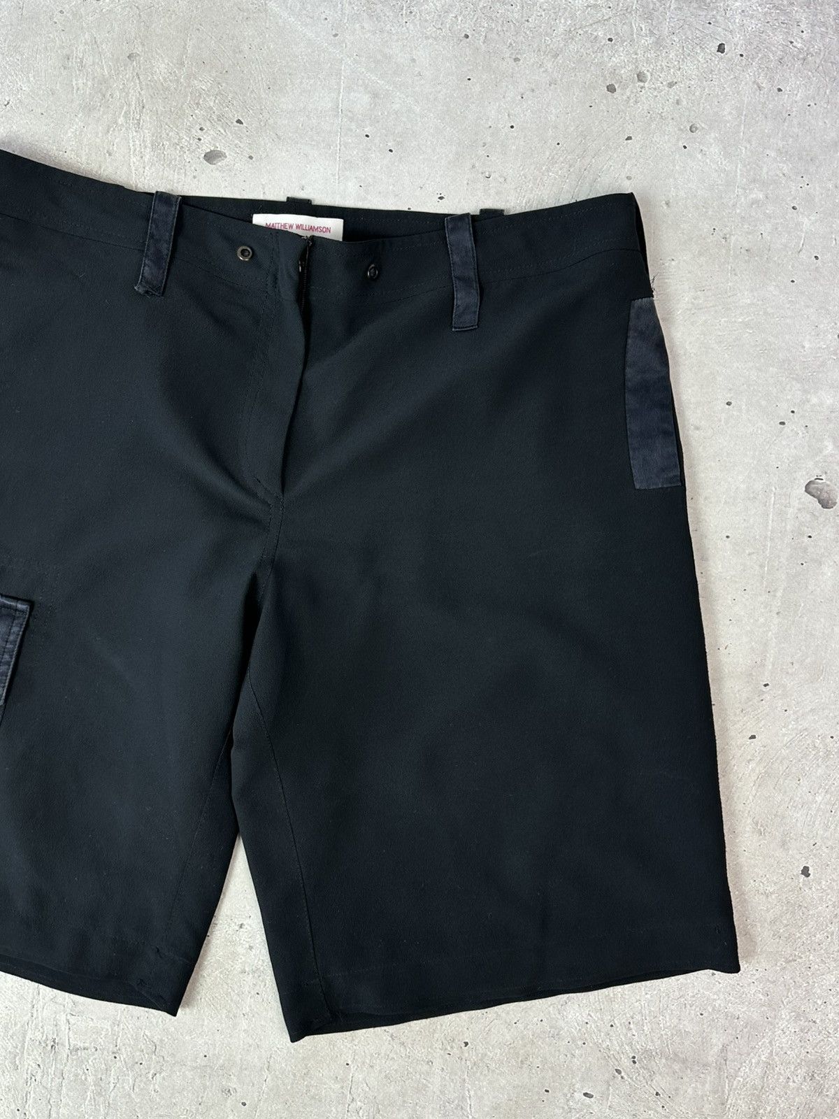 Matthew Williamson Matthew Williamson Black Cargo Silk Details Women’s Shorts Size 28" / US 6 / IT 42 - 3 Thumbnail