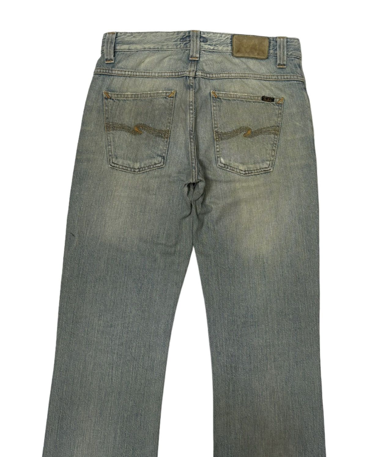Nudie Jeans NUDIE JEANS BOOTCUT OLA JAPAN USED RUSTY DISTRESS DENIM Size US 32 / EU 48 - 6 Thumbnail