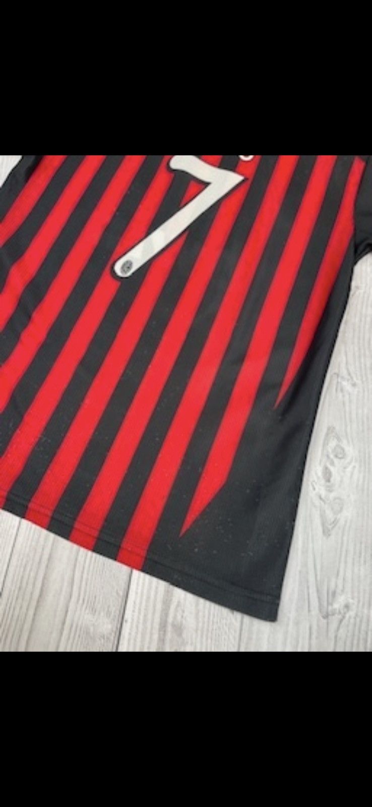 Vintage Vintage AC Milan soccer jersey size Xs 7 Pato Size US XS / EU 42 / 0 - 8 Thumbnail