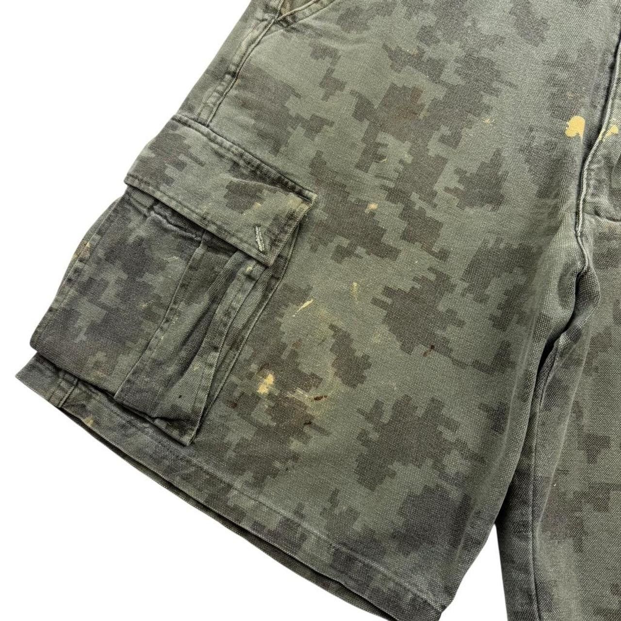 Stussy Vintage 90s Stussy Digi Camo Cargo Shorts - Waist 32 Size 32" / US 10 / IT 46 - 6 Thumbnail
