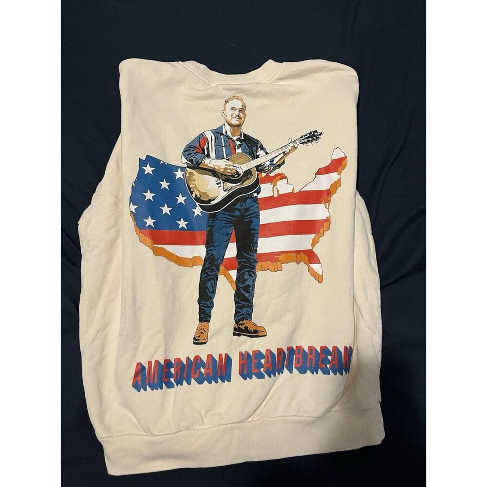 Other Zach Bryan American Heartbreak Graphic Sweatshirt - Small Size US L / EU 52-54 / 3 - 3 Thumbnail