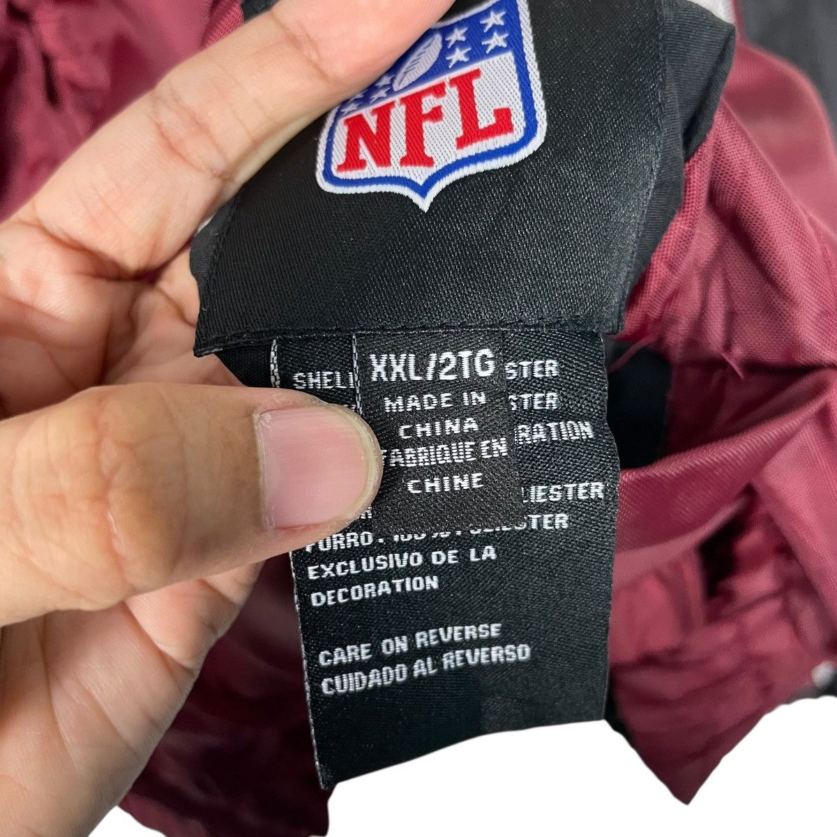 NFL Vintage NFL Washington Redskins Reversible Jacket Size US XXL / EU 58 / 5 - 22 Thumbnail