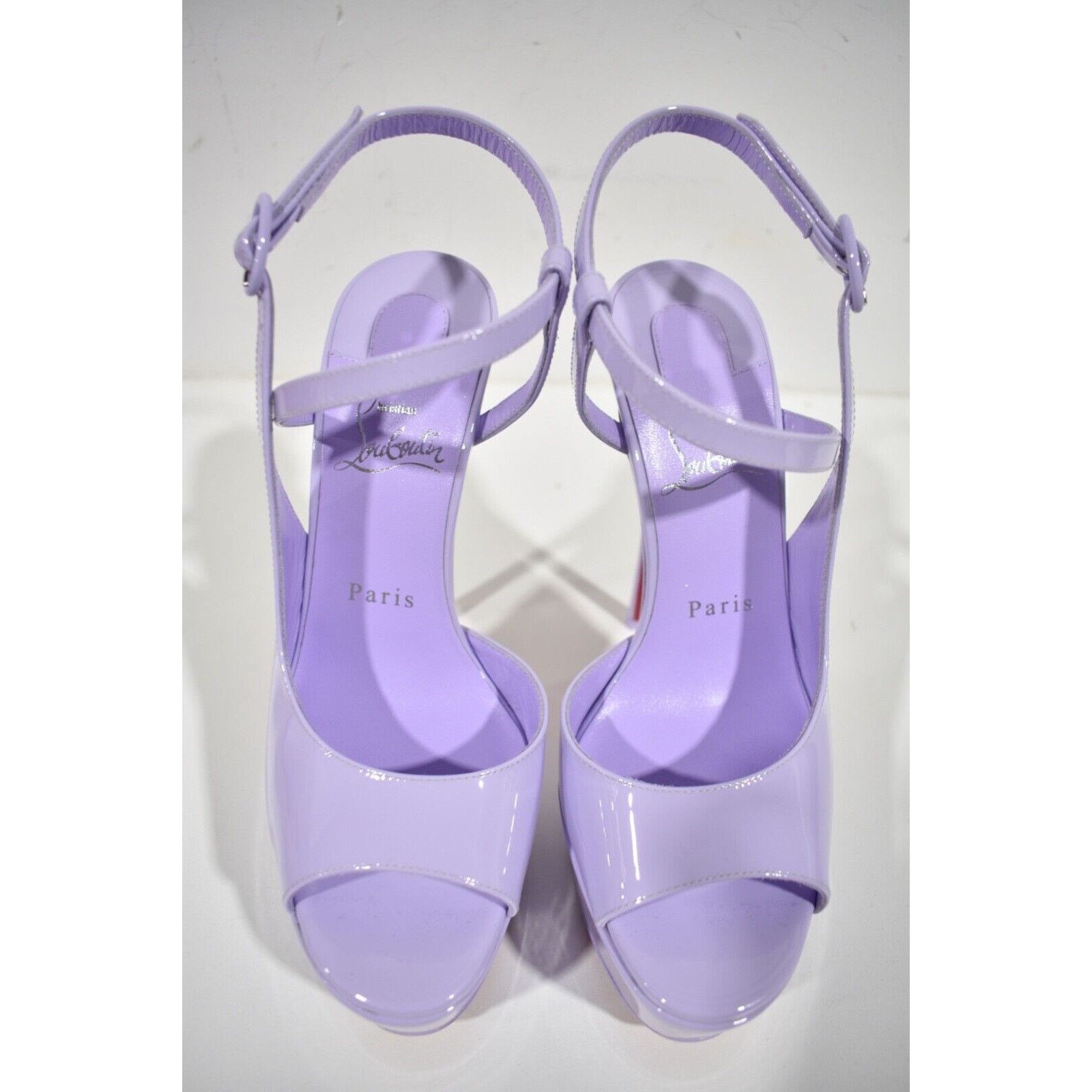 Christian Louboutin So Jenlove Alta 150 Purple Platform Sandal Heel Pump 36 Size US 6 / IT 36 - 6 Thumbnail