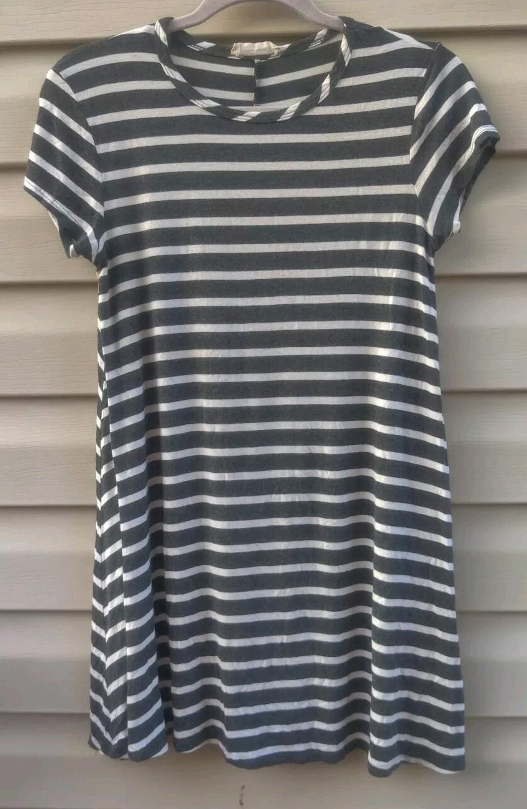 Other Forever Rose Couture Womens T Shirt Dress Striped Medium M Size M / US 6-8 / IT 42-44 - 2 Thumbnail