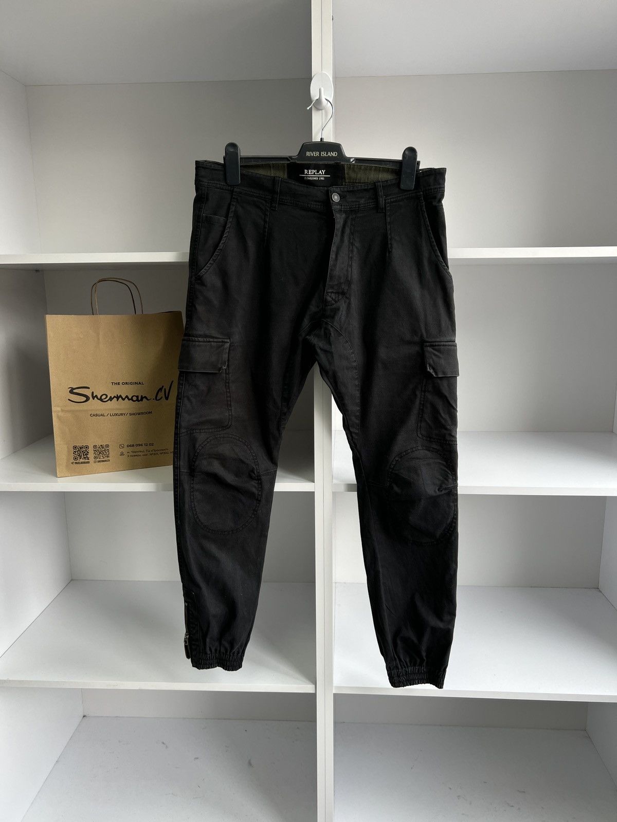 Replay × Vintage Vintage Replay Cargo street wear pants Size US 33 - 1 Thumbnail