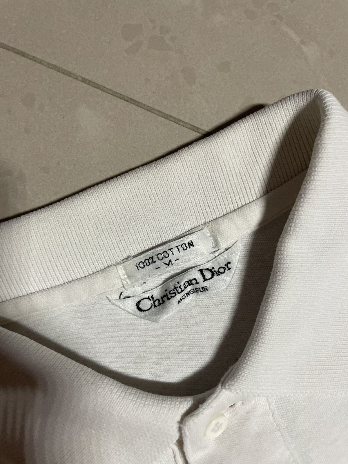 Christian Dior Monsieur Vintage Christian Dior Polo T-Shirt Size US L / EU 52-54 / 3 - 2 Thumbnail