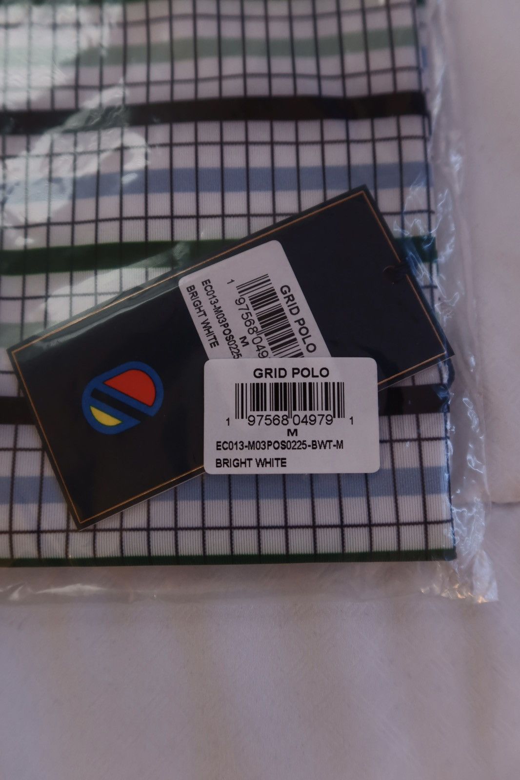 Other Grid Polo Bright White Size US M / EU 48-50 / 2 - 10 Thumbnail