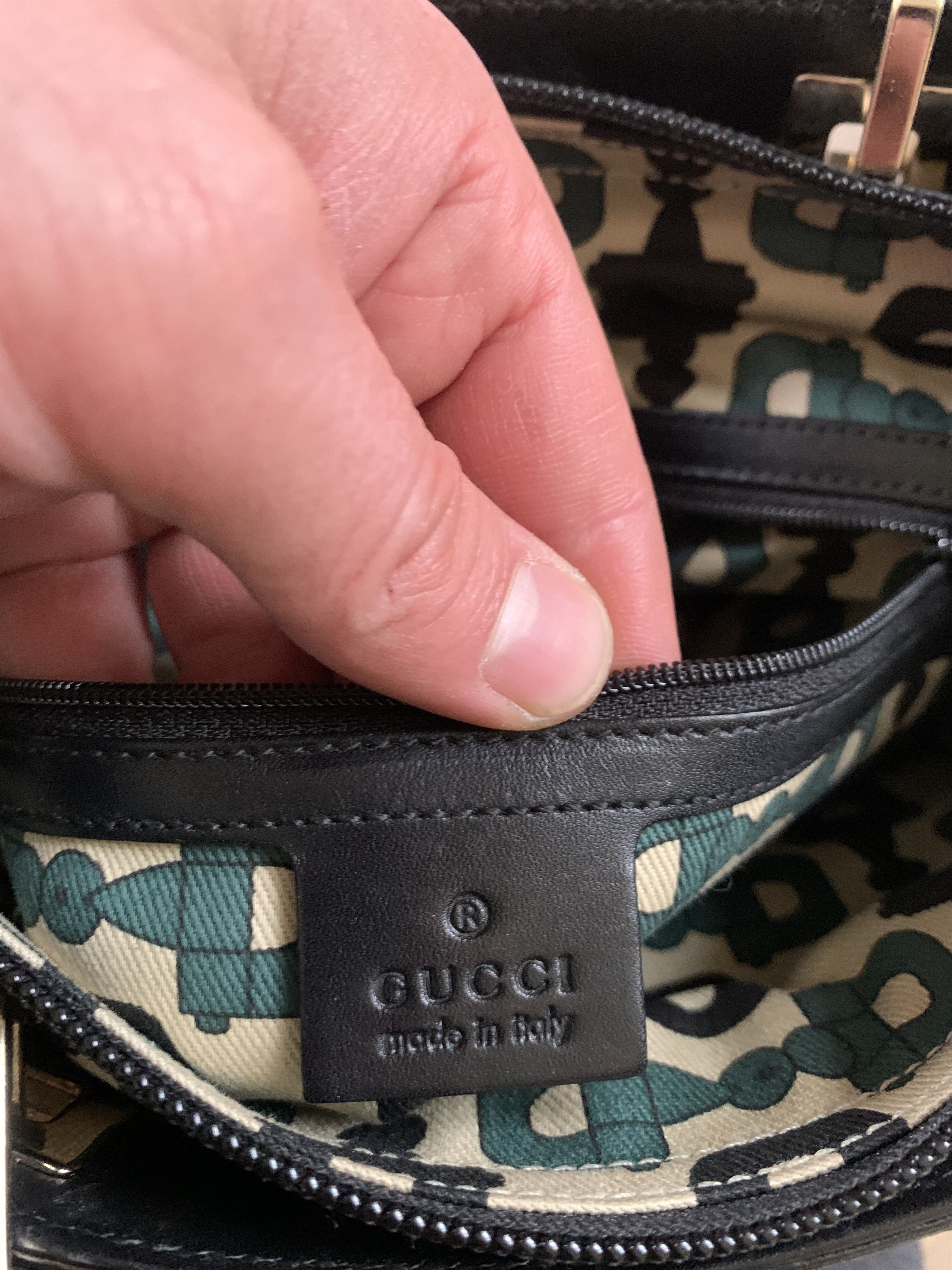 Gucci Vintage Gucci Guccissima Monogram Black Leather Handbag Size ONE SIZE - 13 Thumbnail